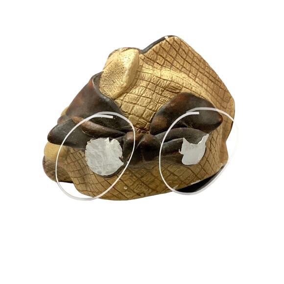 Vintage 1970 Naturecraft Chalkware Head Sherlock Holmes Wall Mask - Picture 5 of 6